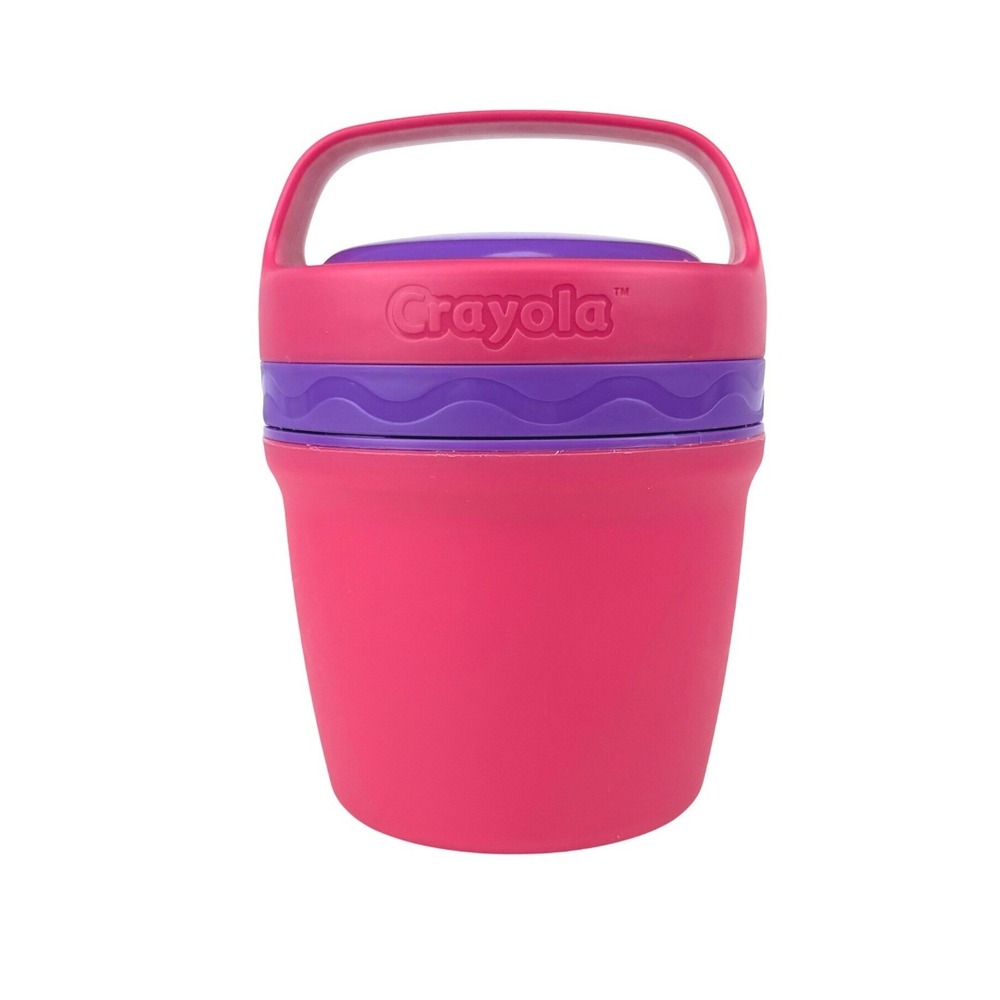 IGLOO COOLERS Crayola Pink‎ Purple Insulated Food Jar with Folding Spoon